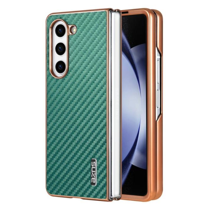 AZNS - AZNS Samsung Galaxy Z Fold6 Fodral - PU+TPU - Grön