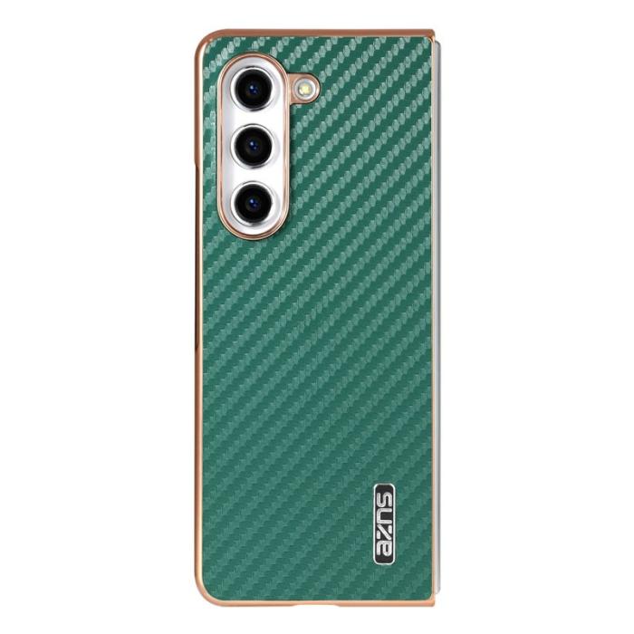 AZNS - AZNS Samsung Galaxy Z Fold6 Fodral - PU+TPU - Grön