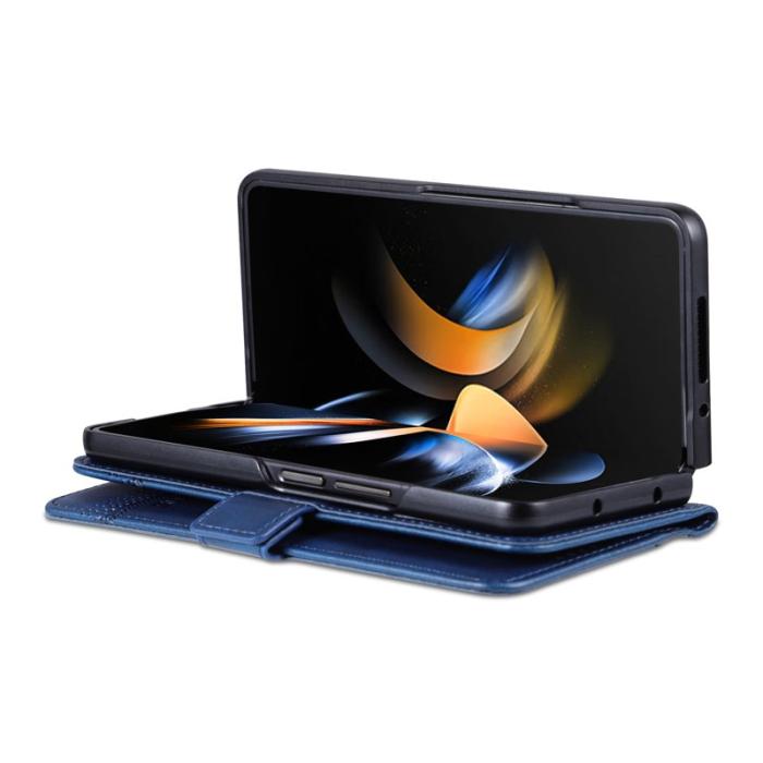 AZNS - AZNS Samsung Galaxy Z Fold6 Fodral Wallet PU Läder - Blå