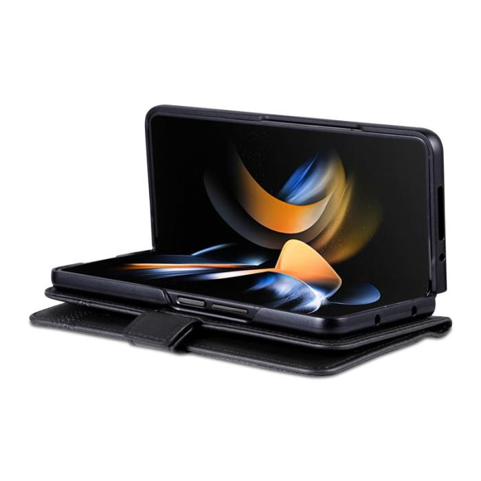 AZNS - AZNS Samsung Galaxy Z Fold6 Fodral Wallet PU Läder - Svart