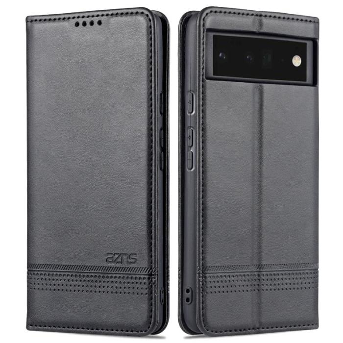 AZNS - AZNS Smooth Wallet Design Fodral för Google Pixel 6 Pro - Svart