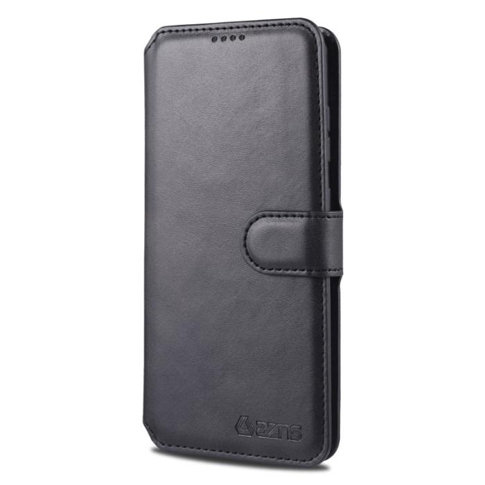 AZNS - AZNS Wallet Leather Stand Fodral för Samsung Galaxy S20 FE - Svart