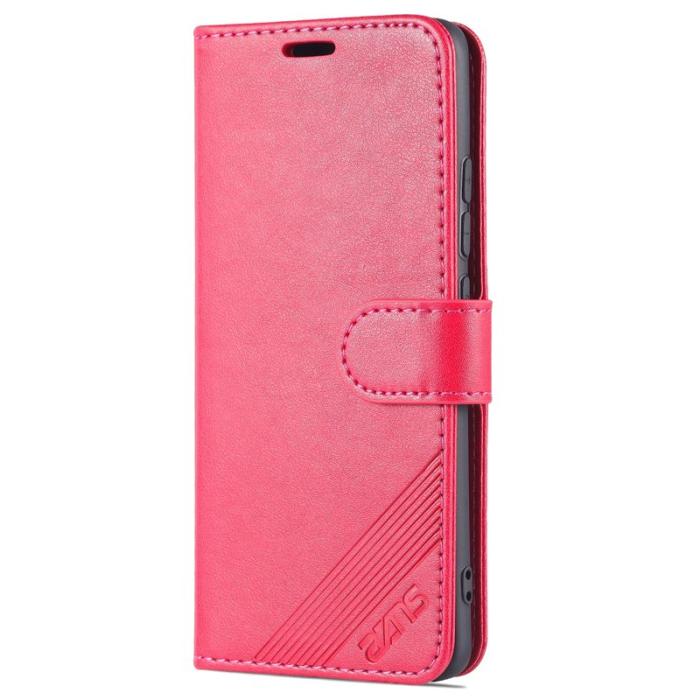 AZNS - AZNS Xiaomi 12 5G/12X 5G/12S 5G Fodral Äkta läder - Röd