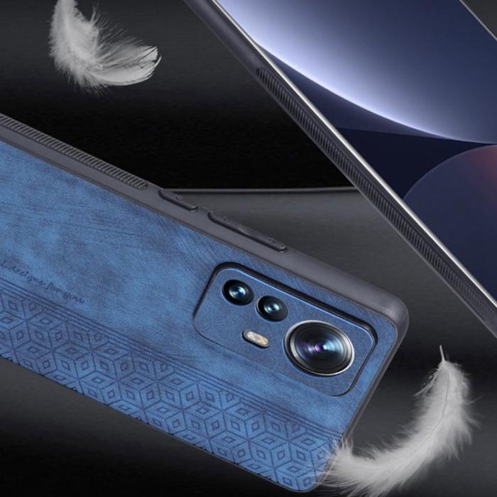 AZNS - AZNS Xiaomi 12 5G Fodral Anti-scratch PU Läder - Svart