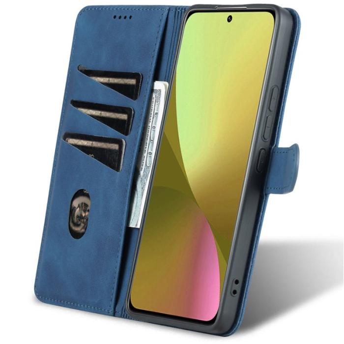 AZNS - AZNS Xiaomi 12 Lite 5G Fodral PU Läder - Blå