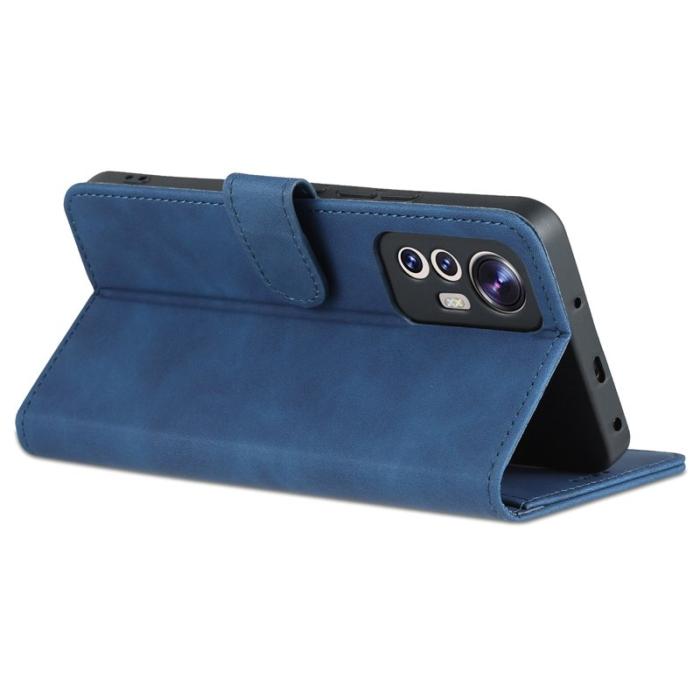 AZNS - AZNS Xiaomi 12 Lite 5G Fodral PU Läder - Blå