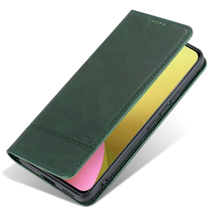 AZNS - AZNS Xiaomi 12 Lite 5G Fodral PU Läder - Grön