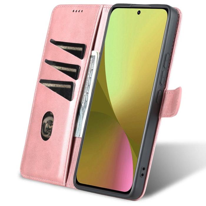 AZNS - AZNS Xiaomi 12 Lite 5G Fodral PU Läder - Rose Gold