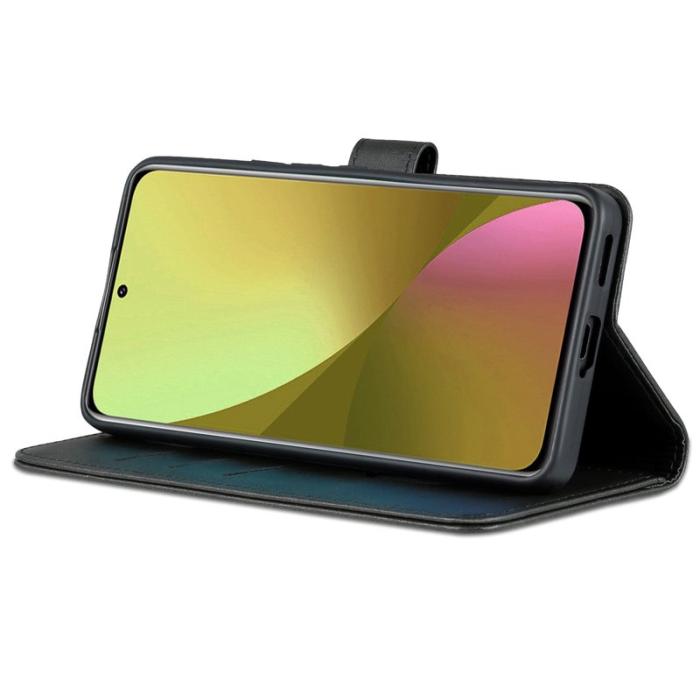AZNS - AZNS Xiaomi 12 Lite 5G Fodral PU Läder - Svart