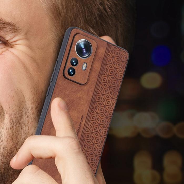 AZNS - AZNS Xiaomi 12 Pro 5G Fodral PU Läder - Blå