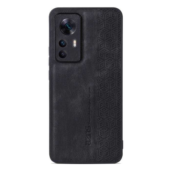 AZNS - AZNS Xiaomi 12T 5G Fodral Äkta läder - Svart