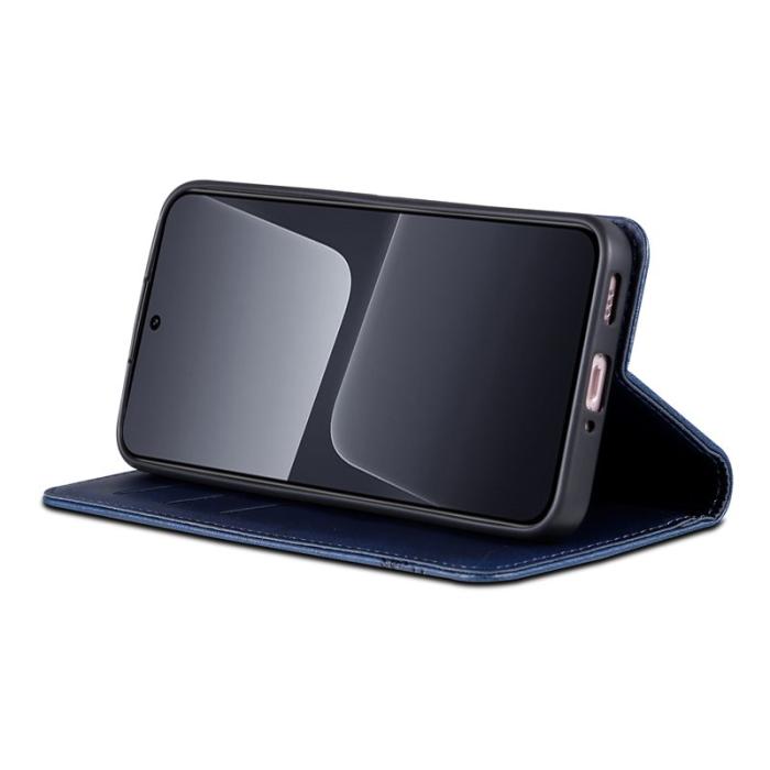 AZNS - AZNS Xiaomi 13 5G Flip Fodral Äkta läder - Blå