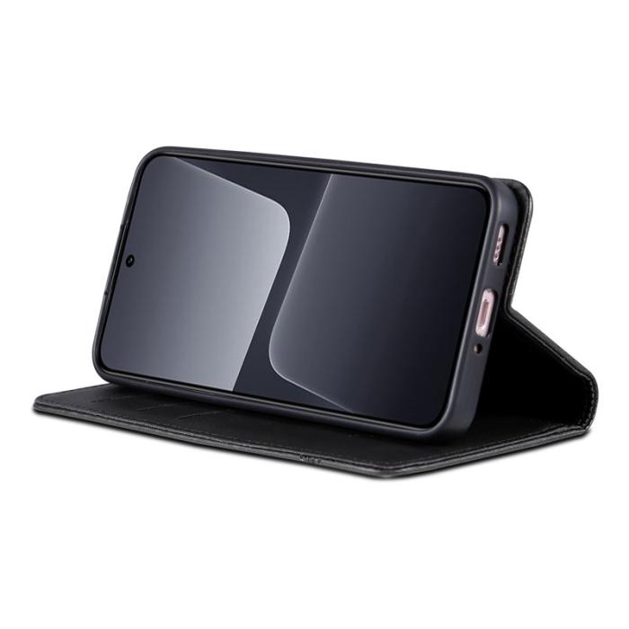 AZNS - AZNS Xiaomi 13 5G Flip Fodral Äkta läder - Svart