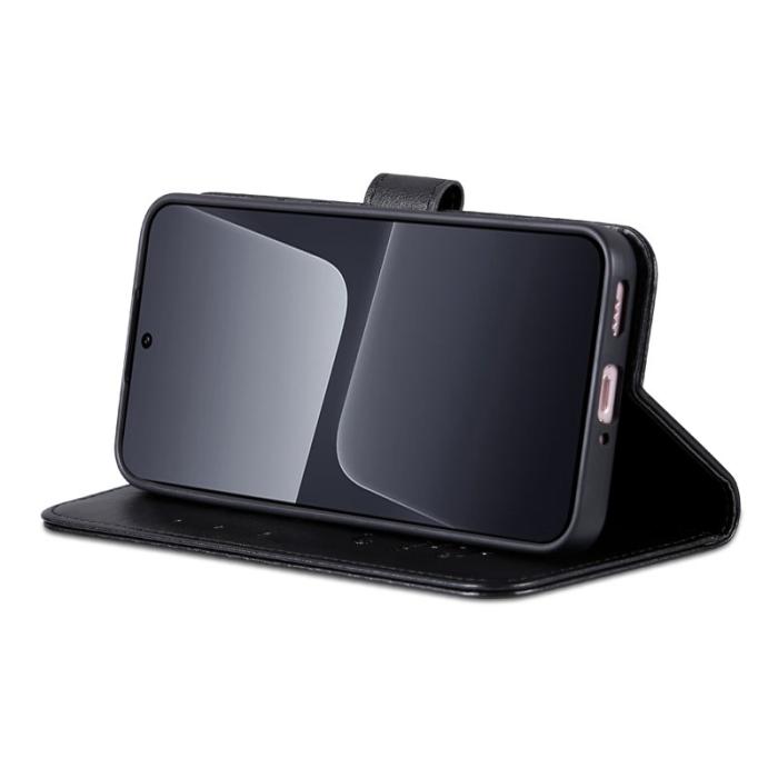 AZNS - AZNS Xiaomi 13 5G Flip Wallet Fodral - Anti-scratch PU Läder - Svart