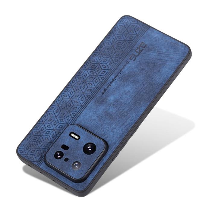 AZNS - AZNS Xiaomi 13 5G Fodral - PU Läder - Blå