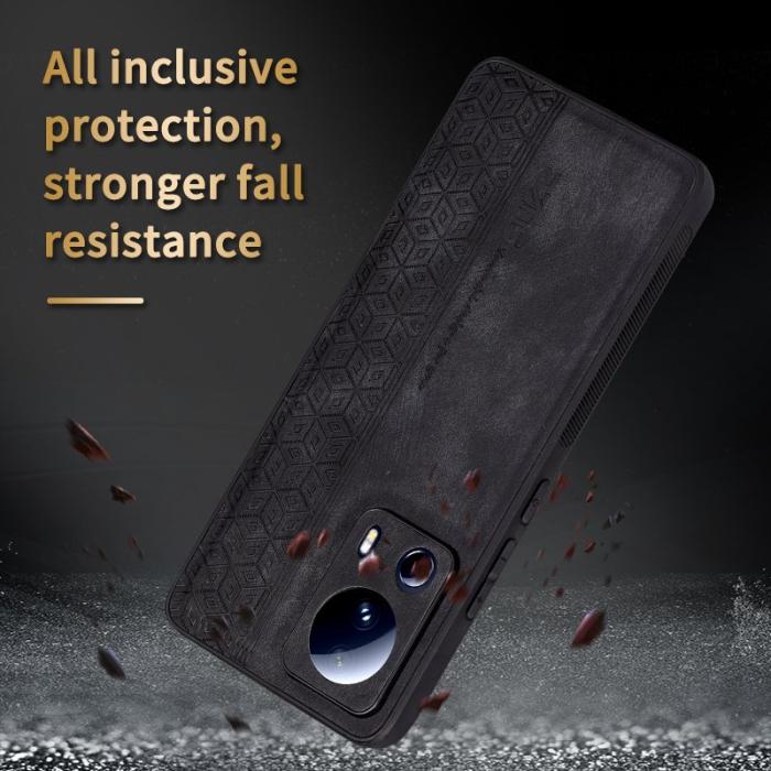 AZNS - AZNS Xiaomi 13 Lite / Civi 2 5G Fodral - Imprinted PU Läder - Brun