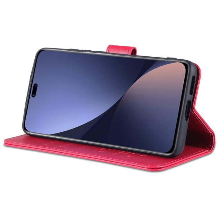 AZNS - AZNS Xiaomi 13 Lite / Civi 2 5G Fodral PU Läder - Röd