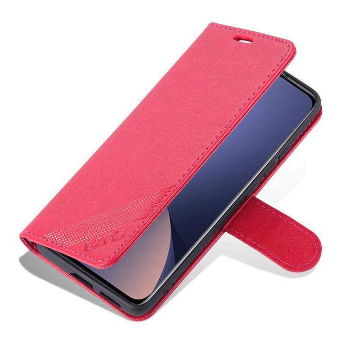 AZNS - AZNS Xiaomi 13 Lite / Civi 2 5G Fodral PU Läder - Röd