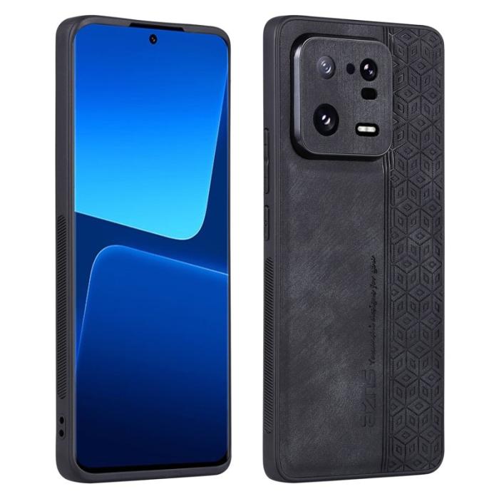AZNS - AZNS Xiaomi 13 Pro 5G Fodral i PU-läder och TPU - Svart