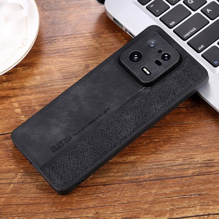 AZNS - AZNS Xiaomi 13 Pro 5G Fodral i PU-läder och TPU - Svart
