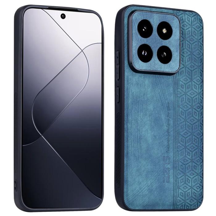 AZNS - AZNS Xiaomi 14 Pro Fodral PU Läder - Icke-glidande - Grön