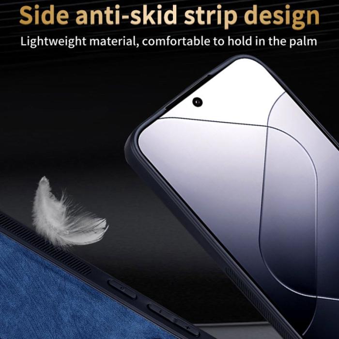 AZNS - AZNS Xiaomi 14 Pro Fodral PU Läder - Non-Slip - Lila