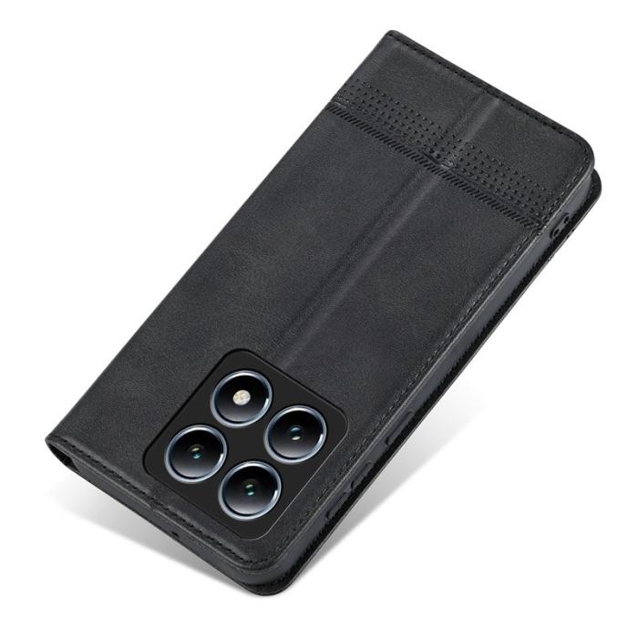 AZNS - AZNS Xiaomi 14T Fodral Äkta läder - Svart