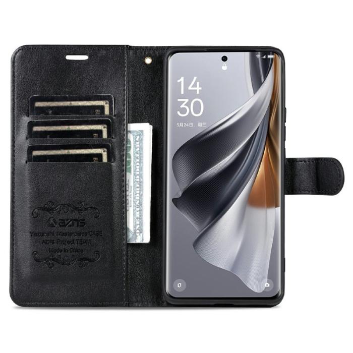 AZNS - AZNS Xiaomi 14T Fodral Anti-Scratch PU Läder - Svart