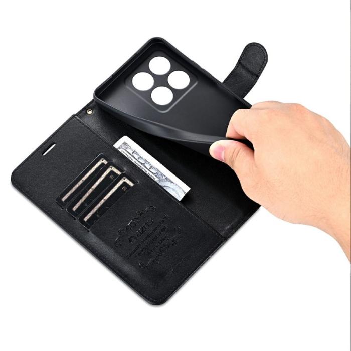 AZNS - AZNS Xiaomi 14T Fodral Anti-Scratch PU Läder - Svart