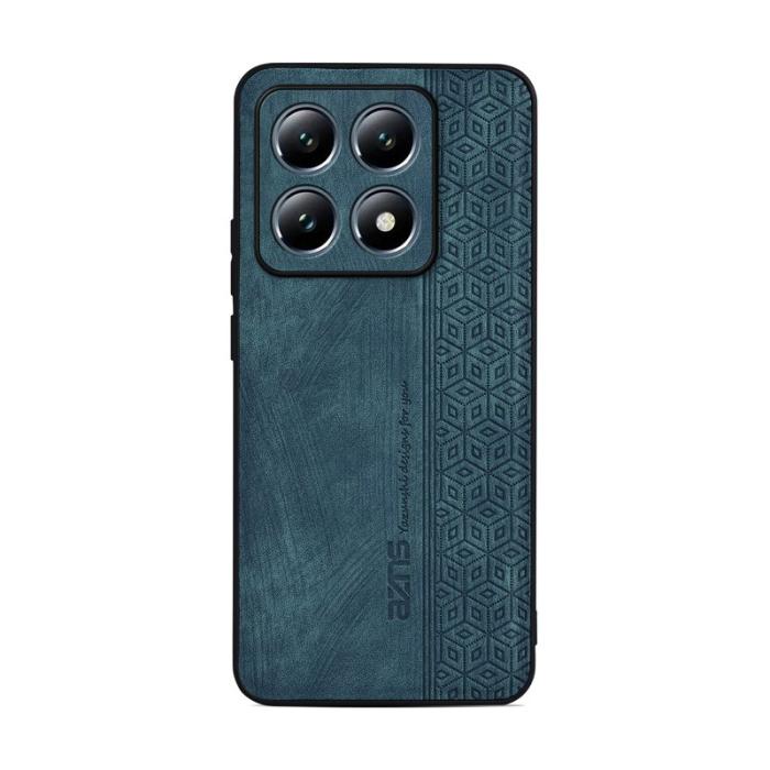 AZNS - AZNS Xiaomi 14T Fodral Skyddande PU Läder - Grön