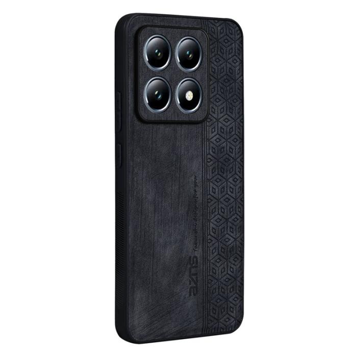AZNS - AZNS Xiaomi 14T Fodral Skyddande PU Läder - Svart