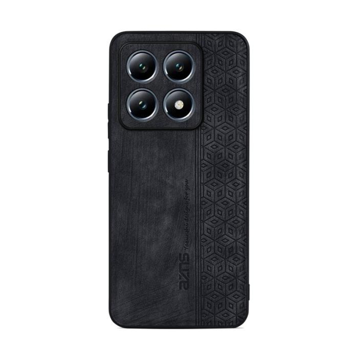 AZNS - AZNS Xiaomi 14T Fodral Skyddande PU Läder - Svart