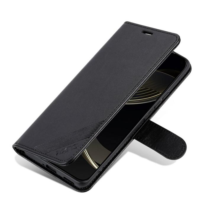 AZNS - AZNS Xiaomi 15 Fodral Anti-Scratch PU Läder - Svart
