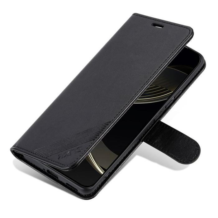 AZNS - AZNS Xiaomi 15 Pro Fodral Anti-Scratch PU Läder - Svart