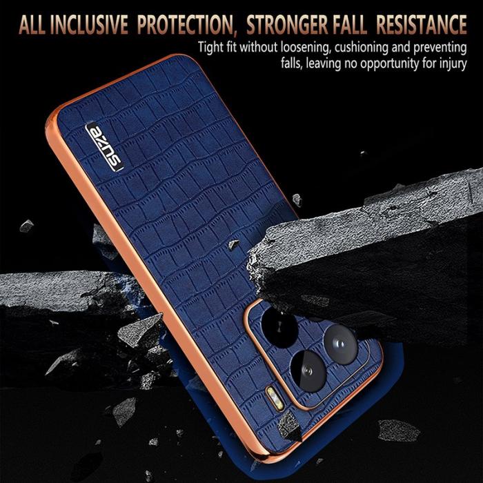 AZNS - AZNS Xiaomi 15 Pro Fodral Electroplating Krokodil PU+TPU - Vit