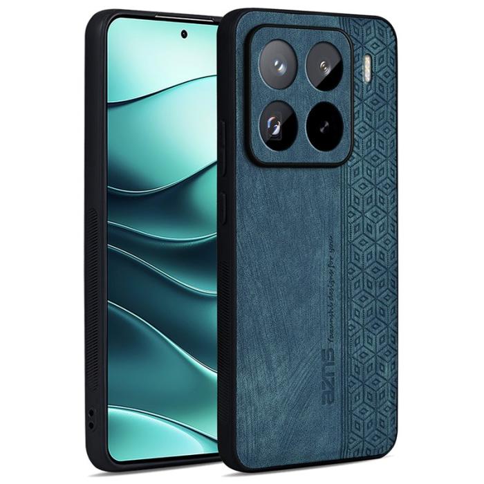 AZNS - AZNS Xiaomi 15 Pro Fodral Skyddande PU Läder - Grön