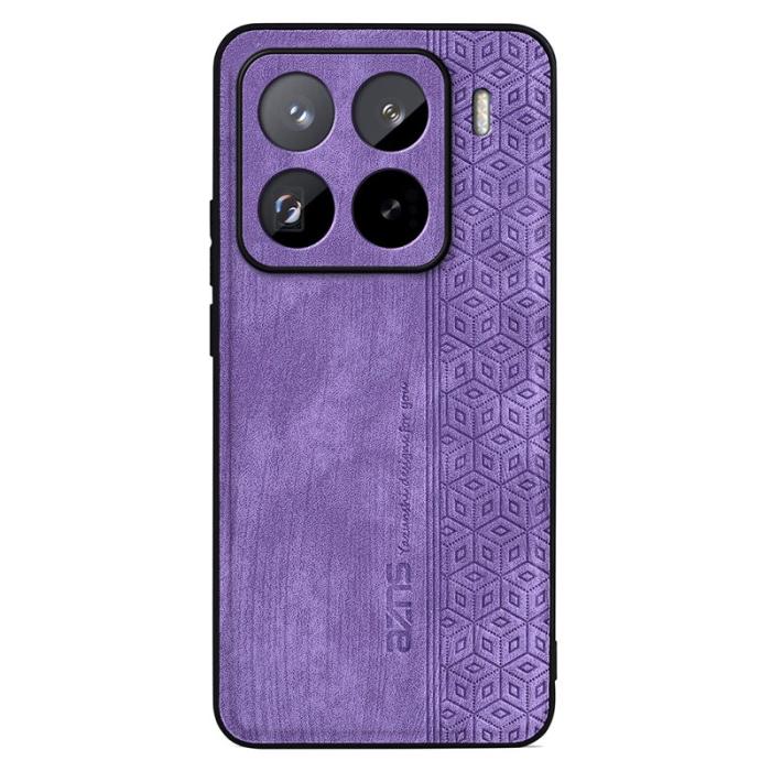 AZNS - AZNS Xiaomi 15 Pro Fodral Skyddande PU Läder - Lila