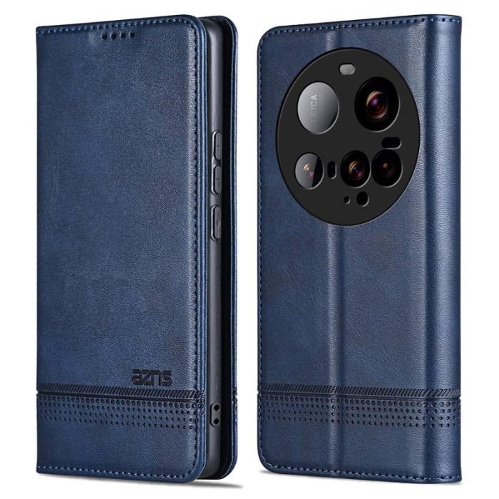 AZNS - AZNS Xiaomi 15 Ultra Fodral Äkta läder - Blå