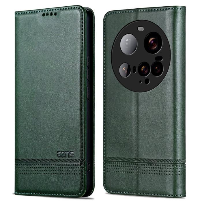 AZNS - AZNS Xiaomi 15 Ultra Fodral Äkta läder - Grön
