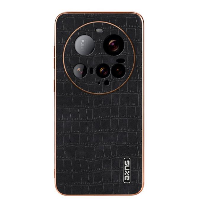 AZNS - AZNS Xiaomi 15 Ultra Fodral Electroplating Krokodil PU + TPU - Svart