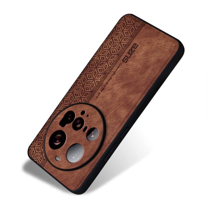 AZNS - AZNS Xiaomi 15 Ultra Fodral KonstLäder - Skyddande - Brun