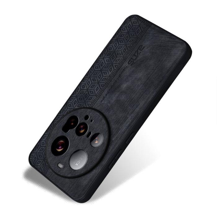 AZNS - AZNS Xiaomi 15 Ultra Fodral KonstLäder - Skyddande - Svart