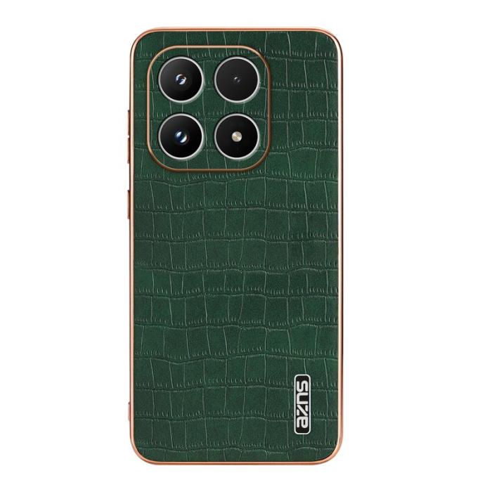 AZNS - AZNS Xiaomi 17 Fodral Electroplating Krokodil PU + TPU - Grön