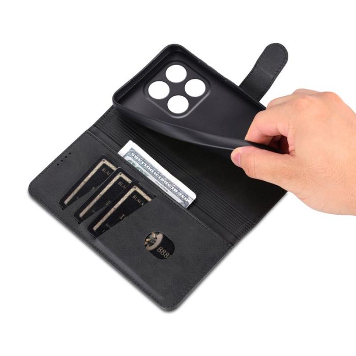 AZNS - AZNS Xiaomi 17 Fodral PU Läder Plånboksfodral - Svart