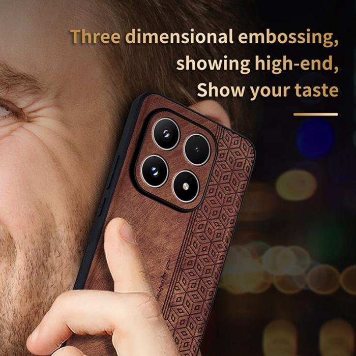 AZNS - AZNS Xiaomi 17 Fodral Skyddande PU Läder - Svart