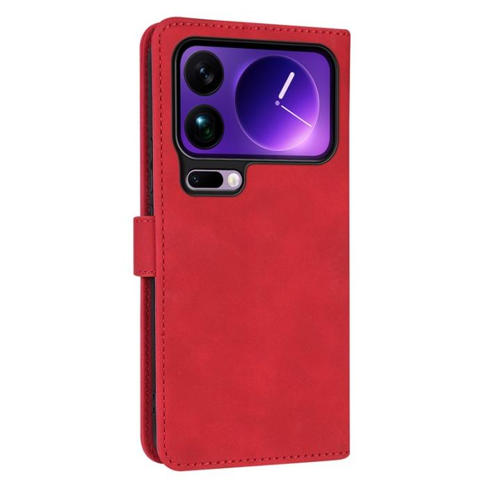 AZNS - AZNS Xiaomi 17 Pro Fodral PU Läder Plånboksfodral - Röd