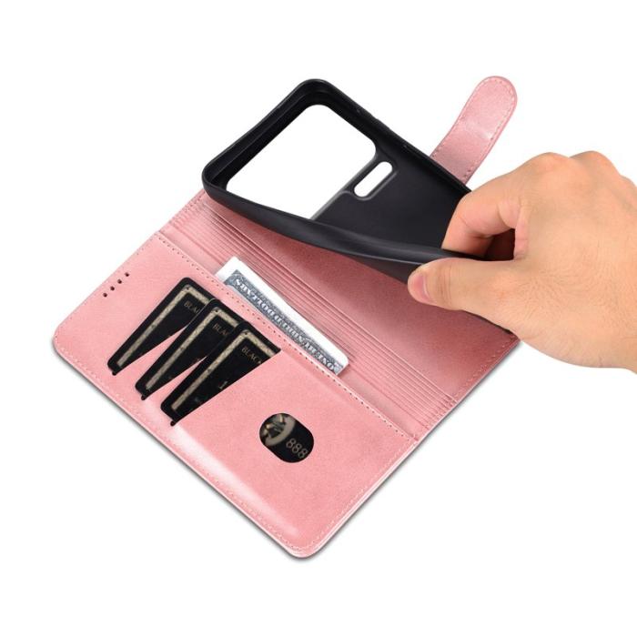 AZNS - AZNS Xiaomi 17 Pro Fodral PU Läder Plånboksfodral - Roséguld