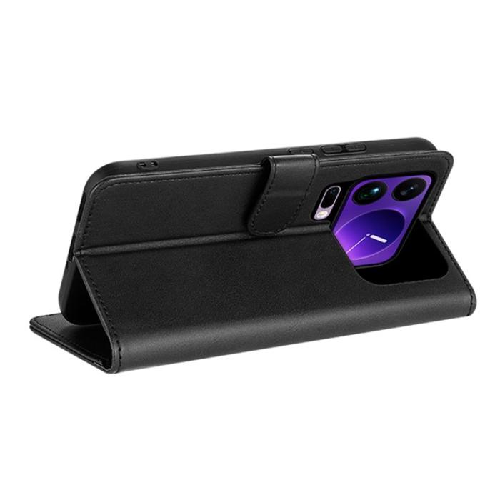 AZNS - AZNS Xiaomi 17 Pro Fodral PU Läder Plånboksfodral - Svart