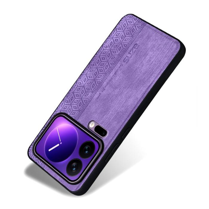 AZNS - AZNS Xiaomi 17 Pro Max Fodral PU Läder - Skyddande - Lila