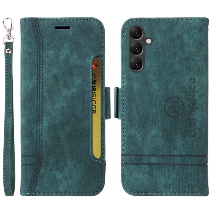 BETOPNICE - BETOPNICE 001 för Samsung Galaxy A14 5G Fodral PU Läder - Grön